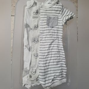 Carter's one piece outfit bundle of 3. 3-6 months